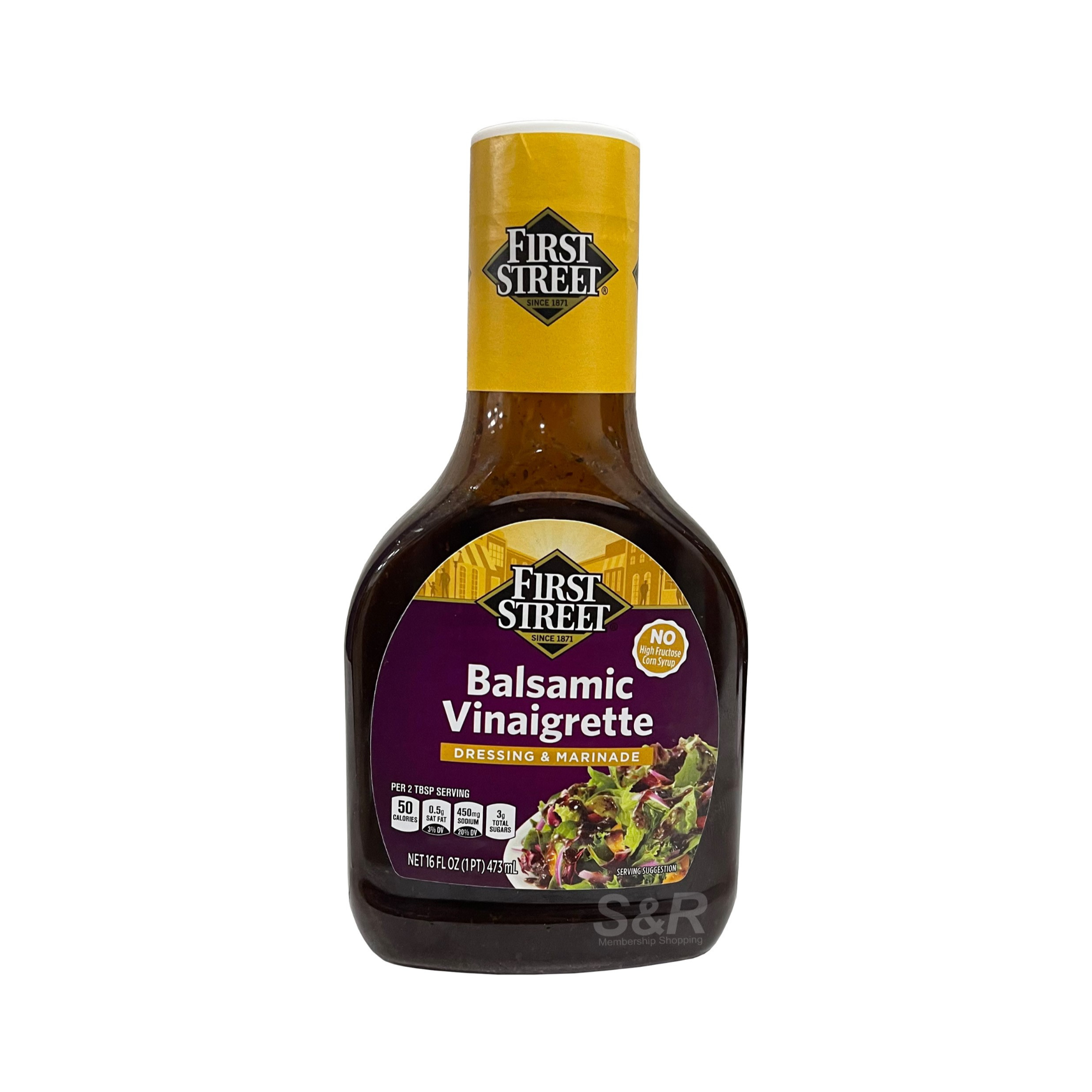 First Street Balsamic Vinaigrette Dressing & Marinade 473mL